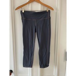 Athleta grey crop leggings S